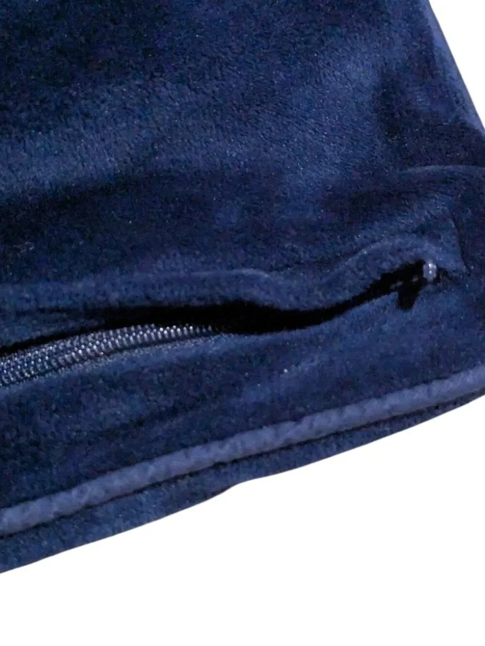 Pottery Barn Kids Pillowcases Blue Velvet Shams Indigo Zippered Cotton Standard